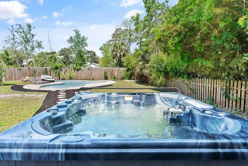 2 King Suites~private Pool+hot Tub~2mi From St. Simons Island