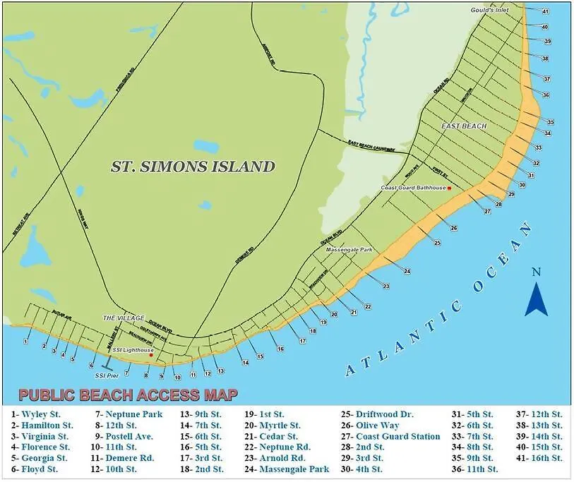 Desirable South End - 5 Minutes To Beach! Walk To Dining/shopping! St. Simons Island